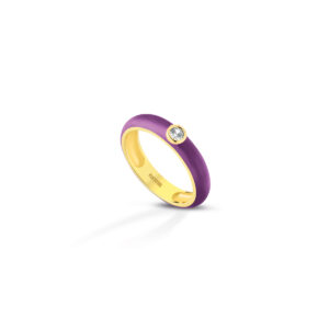 925 sterling silver ring with enamel