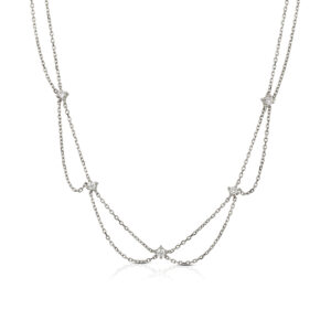 925 Silver necklace with zircons