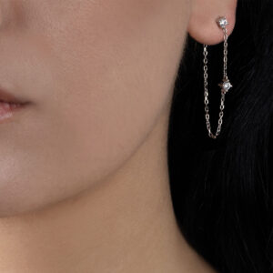 925 Silver earrings with zircons