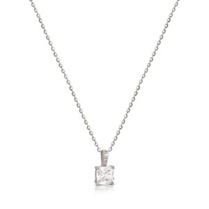 Collana in Argento925 con zircone pendente