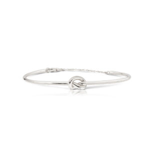 Knot Bangle in 925 Silver